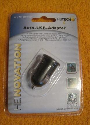 Авто usb адаптар Heitech