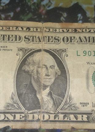 1 доллар 1977