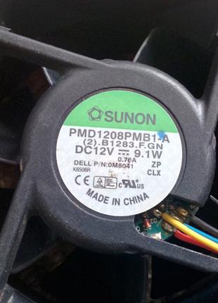 Серверные вентиляторы (Кулеры) 80х80х38мм 12В 0.76А от "SUNON
