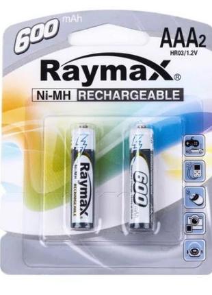 Аккумуляторы R3 Raymax 600 mA (AAA)