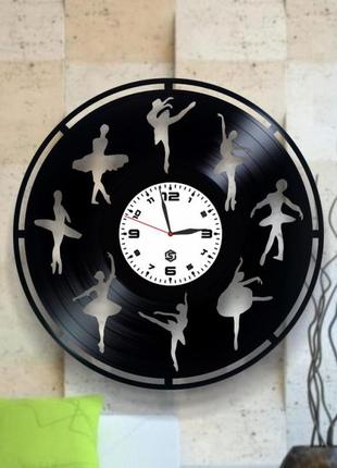 "балет" - настенные часы из виниловых пластинок. уникальный по...