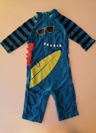 Купальний костюм для хлопчика синій 1.5-2роки