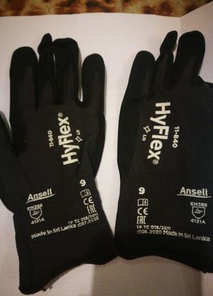 Перчатки Ansell HyFlex®11-840 эластичные 7 размер