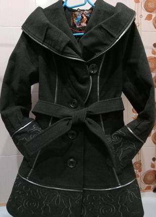 Пальто с капюшоном mila nova размер s