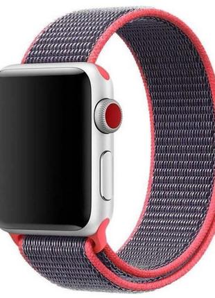 Ремінець Nylon для Apple watch 44mm (Watermelon red)