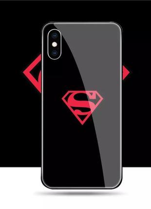 🔥 бампер чехол iphone x, супермен