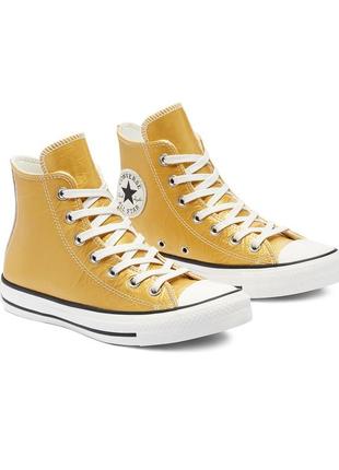 Високі кеди converse, шкіра, , оригінал