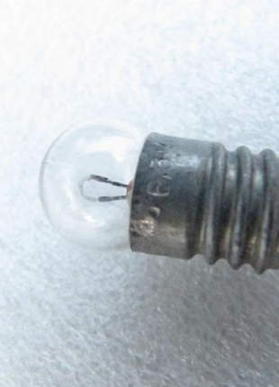 Лампа розжарювання "МН 6,3 В-0,3 А",мініатюрна з кульової колбою