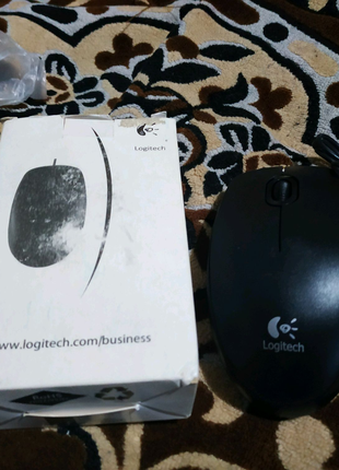 Мышка оптическая Logitech B-100.Новая.