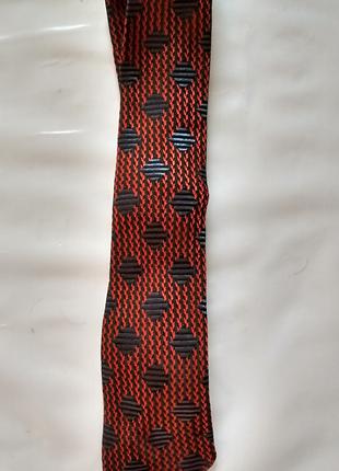 Червоний з чорними ромбиками радянський 1 краватка СРСР