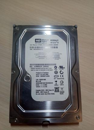Жесткий диск Western Digital 80 Gb SATAII (WD800AAJS-22WAA0)