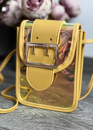 Яркая желтая сумочка