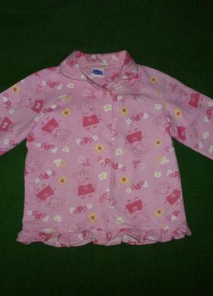 Рубашка пижамная на 4-5 лет peppa pig