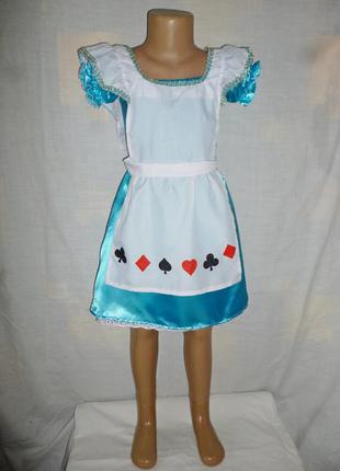Платье, платье алисы на 7-9 лет