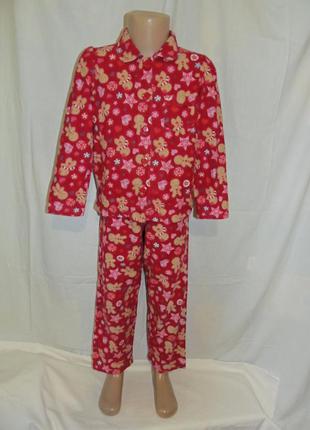 Коттоновая,хлопковая пижама на 6-7 лет