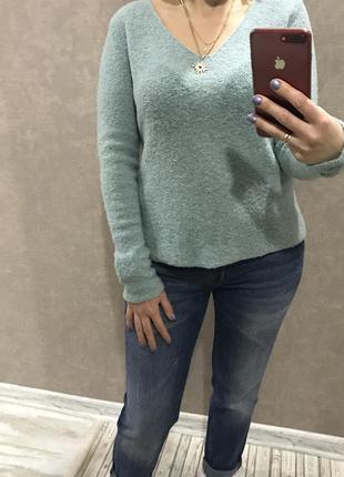 Шерстяной свитер пуловер бренда marco polo. размер м.