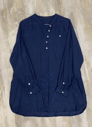 Шёлковая туника, блуза, рубашка. размер s-м.