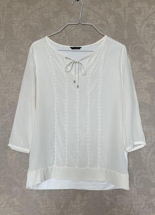 Шелковая блуза бренда massimo dutti.  размер xs-s.