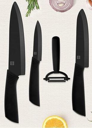 Набор ножей Xiaomi Huo Hou Nano Ceramic Knifes Set 4 предмета ...