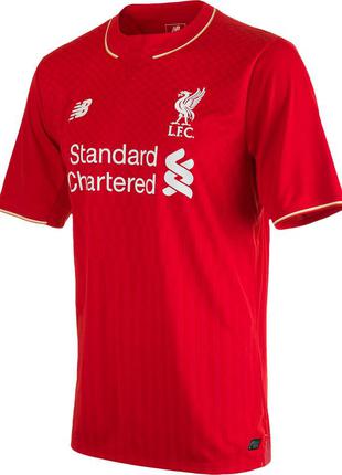 Футболка new balance liverpool - ливерпуль, рост 120см, 7 лет