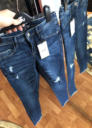 Новые крутые джинсы скини размер xs