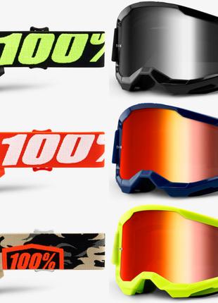 Кроссовые-эндуро очки (маска) 100% для мото/вело/ATV. ОРИГИНАЛ