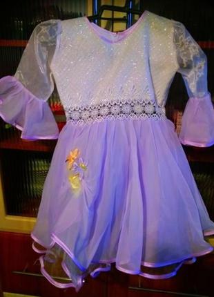 Изумительное платье маленькой принцессе 4-5 лет на бал
