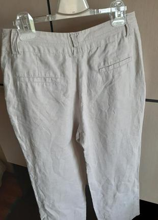 Лляні штани літні брюки 100% льон