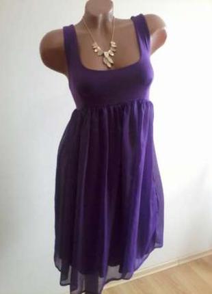 Платье фиолет  s-m