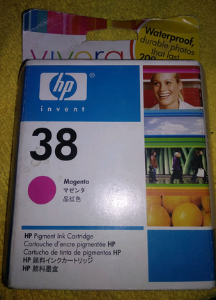 Картридж HP 38 magenta для photosmart pro b9180