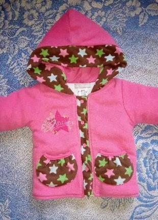 Куртка для маленької принцеси 2-7 місяців із зірками розпро...