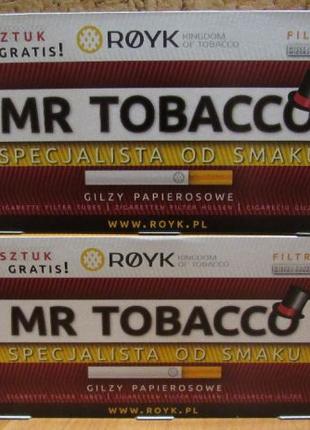 Сигаретные гильзы, для сигарет Mr TOBACCO (фильтрующий картрид...