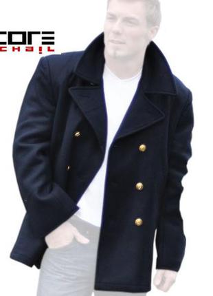 Пальто мужское pea coat score michail navy size m
