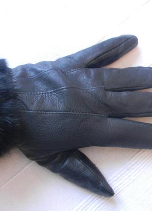 Перчатки женские,кожа 100% р.xl