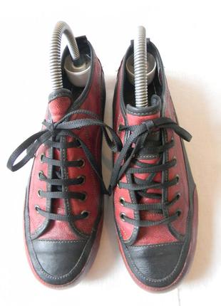 Кожаные туфли -мокасины от roberto santi р.36