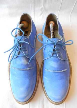 Стильные кожаные туфли dkode р.41-42(27,8 см) португалия