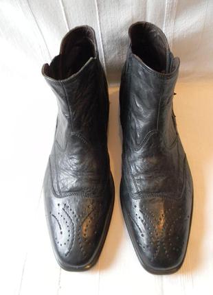 Кожаные полусапожки ботинки borelli р.45