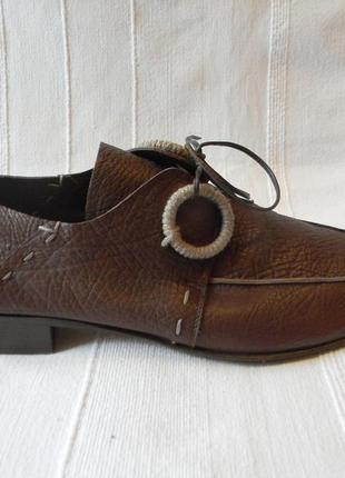 Муж.кожаные туфли cesare paciotti p.7 дл.ст 28-28,5 см