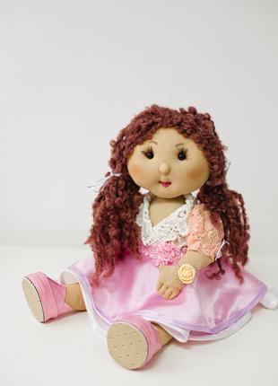 Интерьерная кукла ручной работы, тряпичная кукла