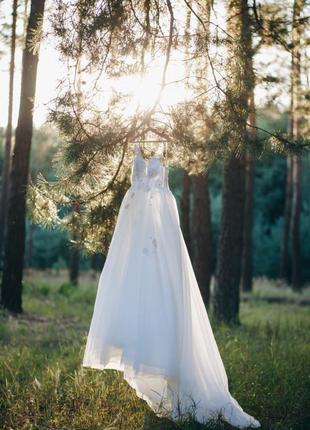 Свадебное платье со шлейфом, ексклюзивное