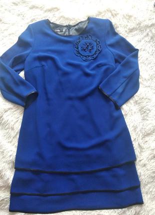 Шикарное синее платье белоруссия размер 46