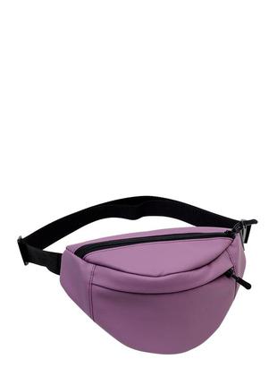 Женская фиолетовая бананка, сумка на пояс/плечо