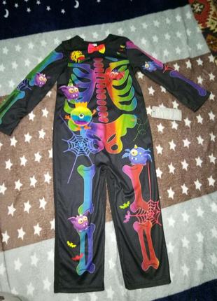 Костюм скелета,костюм на хеллоуин