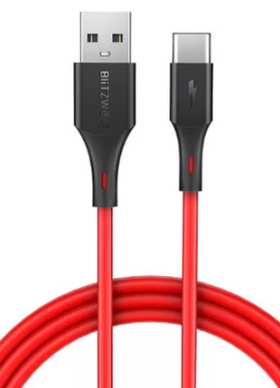 BlitzWolf® BW-TC14 USB Type-C кабель быстрой зарядки 5V/3A 0,91 м
