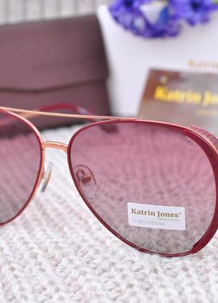 Фирменные солнцезащитные очки katrin jones polarized капля ави...