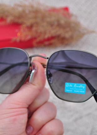 Фирменные солнцезащитные круглые очки rita bradley polarized о...