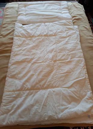 Супер комплект одеяло и подушка для малыша с первых дней жизни