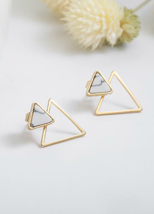 Сережки трикутники
