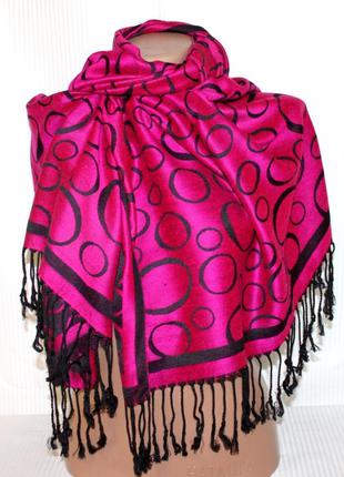 Роскошный шарф палантин платок 100% кашемир шерсть cashmere