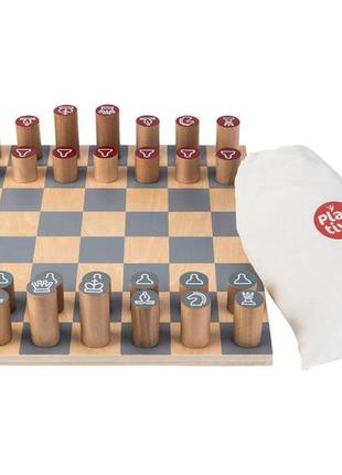Деревянные шахматы playtive. сертифицированная древесина.